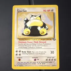 Pokemon Snorlax 27/64 Jungle Rare Basic 90HP Regular Unlimited English Card - Image 1