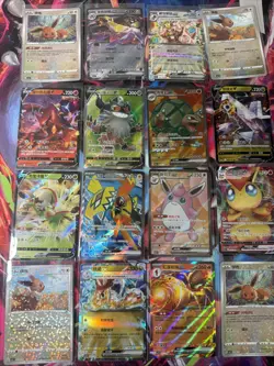Pokemon 16 Card Lot nm V Max Mega SR Amazing Ex HOLO Rare Hits Only R37 - Image 1