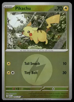 Pokemon ME: Ascended Heroes #055/217 Pikachu (Energy Symbol Pattern) Holo - Image 1