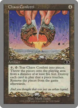 MTG Chaos Confetti ** Unglued ** English - Image 1