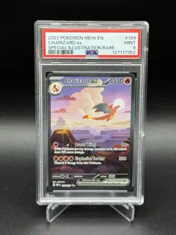 PSA 9 - Pokemon Charizard ex 199/165 Scarlet & Violet 151 - Image 1