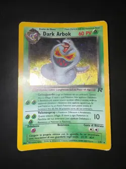 Carta Pokemon Dark Arbok 2/82 Holo | Team Rocket Italiano Vintage - Image 1