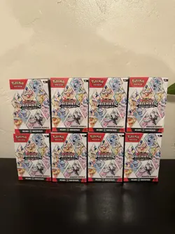 (8x) Pokemon TCG Prismatic Evolutions Booster Bundle Boxes - Image 1