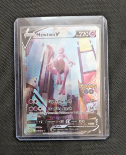 Pokemon Mewtwo V 072/078 GO Ultra Rare Full Art Holo - Review photos please - Image 5