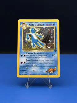Misty's Golduck 12/132 Gym Challenge Holo Unlimited Pokemon TCG - LP - Image 1