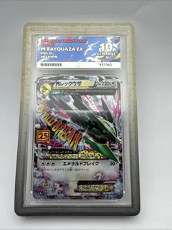 Pokemon Mega Rayquaza Ex 024/025 25th Anniversary Ace 10 💎Gem Mint Perfect Subs - Image 1