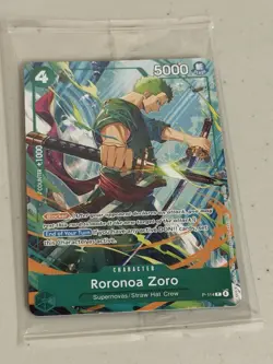 One Piece TCG - RORONOA ZORO, P-114, 2026 C2E2 Event Promo Card, English Sealed - Image 1