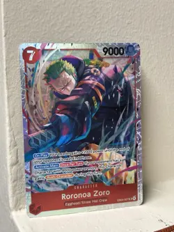 One Piece TCG Roronoa Zoro EB04-007 SR Base Near Mint Foil - Image 1