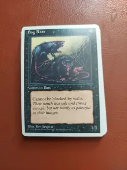 Bog Rats | MtG Magic Chronicles | English | Near Mint-Mint (NM-M) X 22 Cards LOT - Image 1