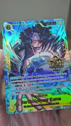One Piece TCG Bartholomew Kuma OP12-119 Japanese 3rd Anniversary English ✅ - Image 2