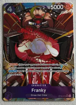 Franky (Secret Rare, Alternate Art) One Piece TCG NM - ENGLISH - Image 1