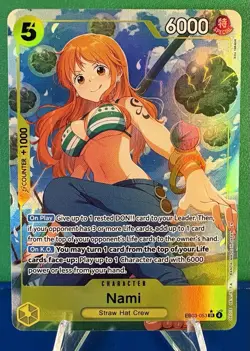 Nami SR - EB03-053 (Alt Art) - Extra Booster: One Piece Heroines - Near Mint - Image 1