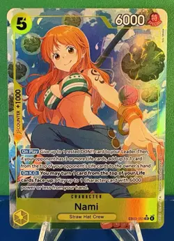 Nami SR - EB03-053 (Alt Art) - Extra Booster: One Piece Heroines - Near Mint - Image 2