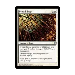 WOTC MtG Zendikar Pitfall Trap (U) (x4) NM - Image 1