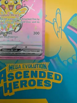 Pikachu EX SIR 277/217 Ascended Heroes English Pokemon Card - NM/M Pack Fresh - Image 5