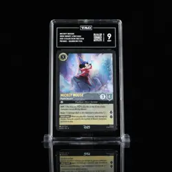 Disney Lorcana Mickey Mouse - Playful Sorcerer D23 Promo Graded TAG 9 07/D23 - Image 1