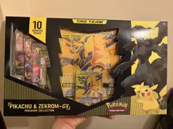 Pikachu & Zekrom GX Premium Collection Box - Brand New/Sealed - Pokemon TCG - Image 1