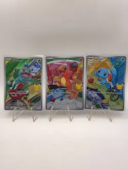 Pokemon TCG First Partner Illustration Collection Series 1 Kanto GEN 1 Starters - Image 1