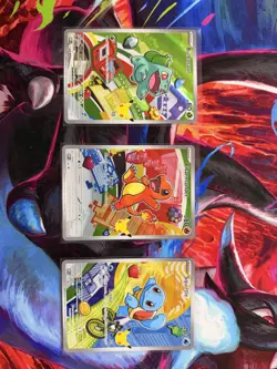 Pokemon TCG First Partner Illustration Collection Series 1 Kanto GEN 1 Starters - Image 1