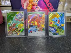 Pokemon TCG First Partner Illustration Collection Series 1 Kanto GEN 1 Starters - Image 1