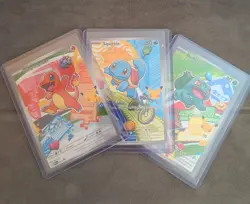 Pokemon TCG First Partner Illustration Collection Series 1 Kanto GEN 1 Starters - Image 1