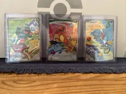 Pokemon TCG First Partner Illustration Collection Series 1 Kanto GEN 1 Starters - Image 1