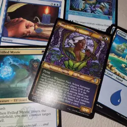Commander Magic Deck MTG Cards = Complete Fun 100 Green/Blue *ELVES ELF Tribal* - Image 1