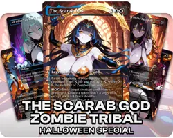 The Scarab God Zombie Tribal | Zombie Waifus | Halloween Special (10 Cards) - Image 1