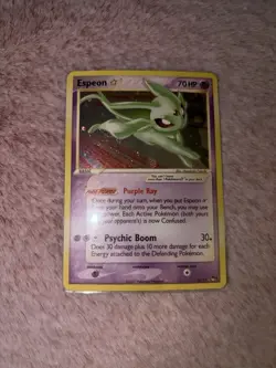 Pokemon Espeon Custom Gold Star Display Card Fan Made - Image 2