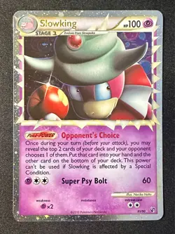 Slowking Prime Holo Bleed 85/90 2010 HG&SS Undaunted Pokemon Card Holo - Nm/Vlp - Image 1
