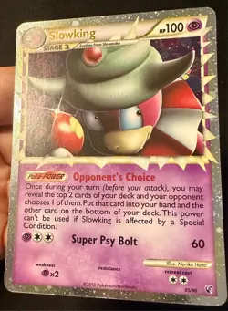 Slowking Prime Holo Bleed 85/90 2010 HG&SS Undaunted Pokemon Card Holo - Nm/Vlp - Image 2