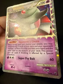 Slowking Prime Holo Bleed 85/90 2010 HG&SS Undaunted Pokemon Card Holo - Nm/Vlp - Image 3