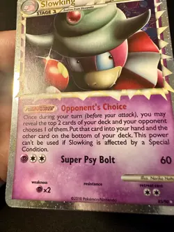 Slowking Prime Holo Bleed 85/90 2010 HG&SS Undaunted Pokemon Card Holo - Nm/Vlp - Image 4