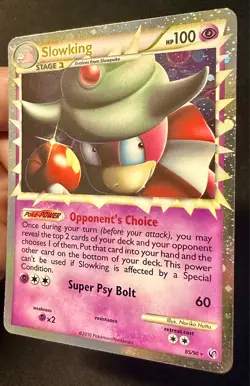 Slowking Prime Holo Bleed 85/90 2010 HG&SS Undaunted Pokemon Card Holo - Nm/Vlp - Image 5