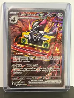 Revavroom EX 224/197 Sv03: Obsidian Flames Holo Pokemon Card NM Condition - Image 1