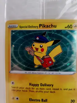 Special Delivery Pikachu Sealed SWSH074 SWSH: Sword & Shield Promo Cards Holo - Image 2