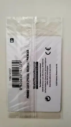 Special Delivery Pikachu Sealed SWSH074 SWSH: Sword & Shield Promo Cards Holo - Image 5