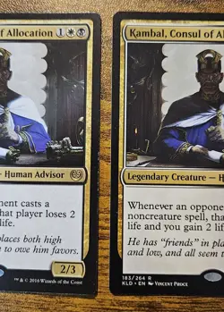 4x Kambal, Consul of Allocation - 1 Foil, 3 Reg - NM - MTG Kaladesh ⚔B&B - Image 4