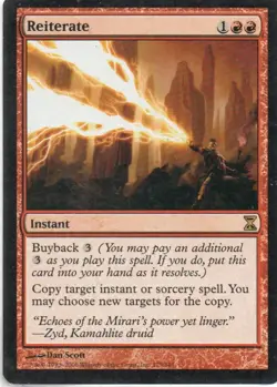 MTG: Time Spiral: Reiterate: Lightly Played Condition - Image 1