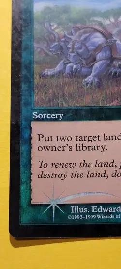 Plow Under Foil Urza's Destiny MTG Magic The Gathering - Image 5