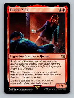 Donna Noble R Universes Beyond: Doctor Who 82 NM - Image 1