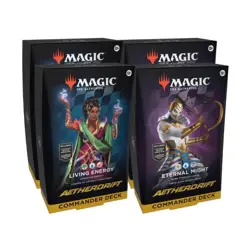 WOTC MtG Commander Aetherdrift Commander Deck Display New - Image 1