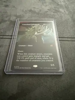 Craterhoof Behemoth (Borderless) Tarkir: Dragonstorm Regular - Image 1