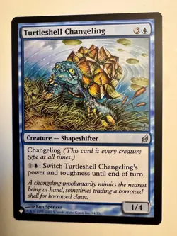 Turtleshell Changeling - The List Reprints (LIST)(94) - MTG - Image 1