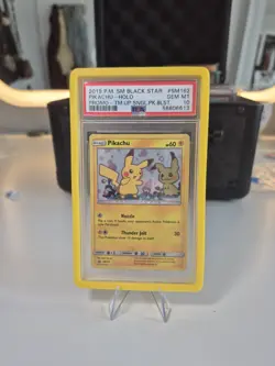 2019 POKEMON SM BLACK STAR PROMO #SM162 PIKACHU-HOLO PSA 10 - Image 1