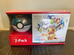 POKEMON PRISMATIC EVOLUTIONS ETB ELITE TRAINER BOX & POKEBALL SAMS CLUB BUNDLE - Image 1
