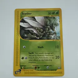 Scyther 106/147 Aquapolis Common English Pokemon Card MP - Image 1