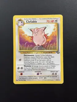 Pokemon TCG Clefable Non-Holo Rare Card 17/64 Jungle Unlimited MP - Image 1