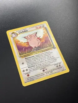 Pokemon TCG Clefable Non-Holo Rare Card 17/64 Jungle Unlimited MP - Image 3