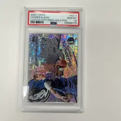 2025 Topps Cooper Flagg Clutch City Prospects Holo Foil PSA 10 - Image 1